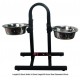 Super Dog Adjustable Dog Feeding Bowl Set Small